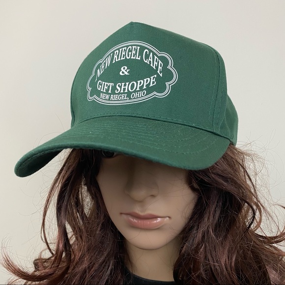 Vintage New Riegel Ohio Forest Green Baseball Cap